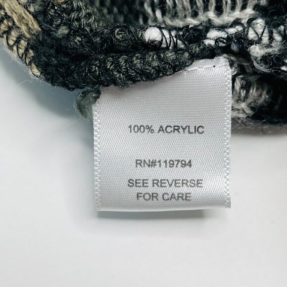 One World Women's Aztec Print Knit‎ Hooded Cardigan Size 1X Open Front Fall - Picture 4 of 9